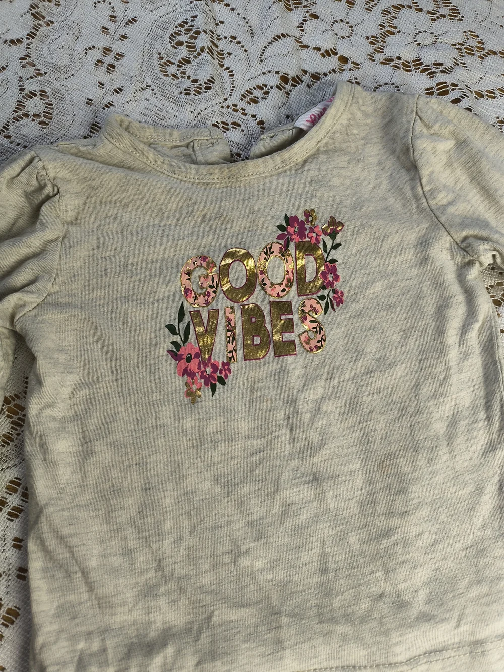 Matching set plush hooded poncho with long sleeve top and pink floral leggings - Picture 8 of 12
